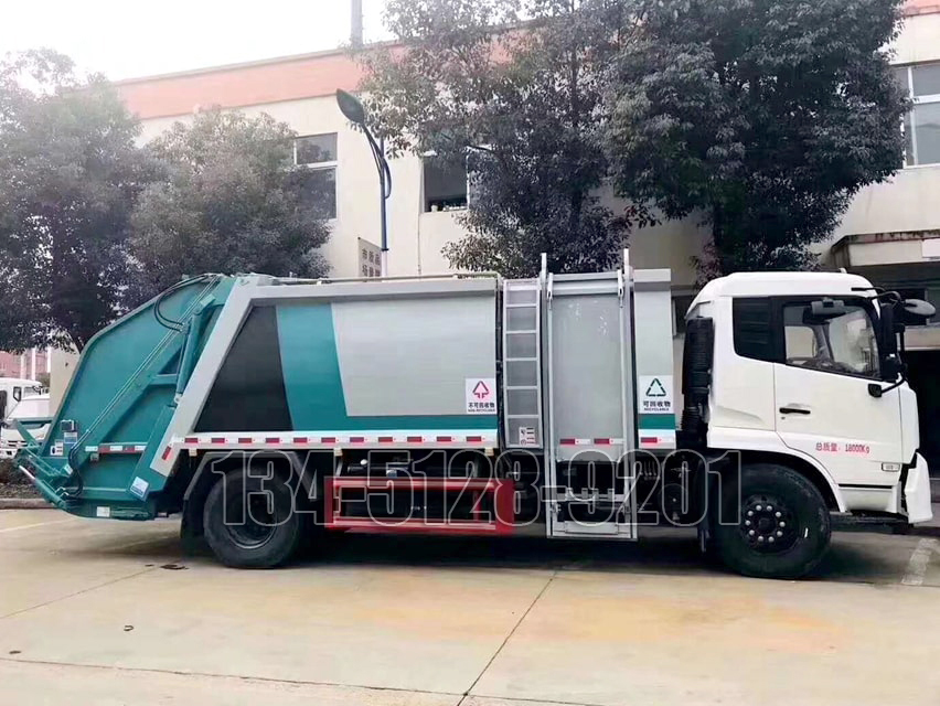国六东风天锦分捡垃圾运输车