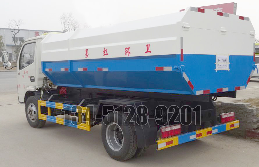 东风5方挂桶垃圾车