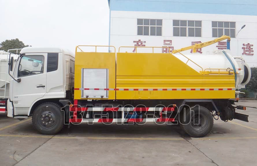 东风天锦管道疏通车