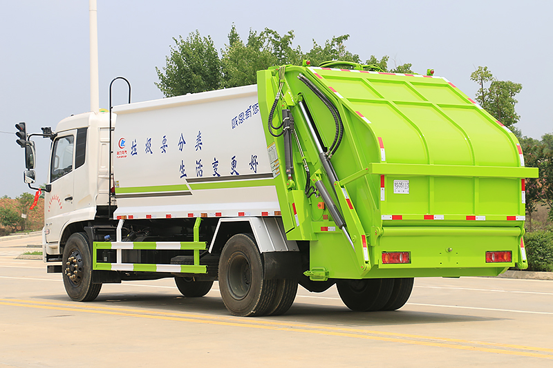 国六东风天锦14方压缩垃圾车